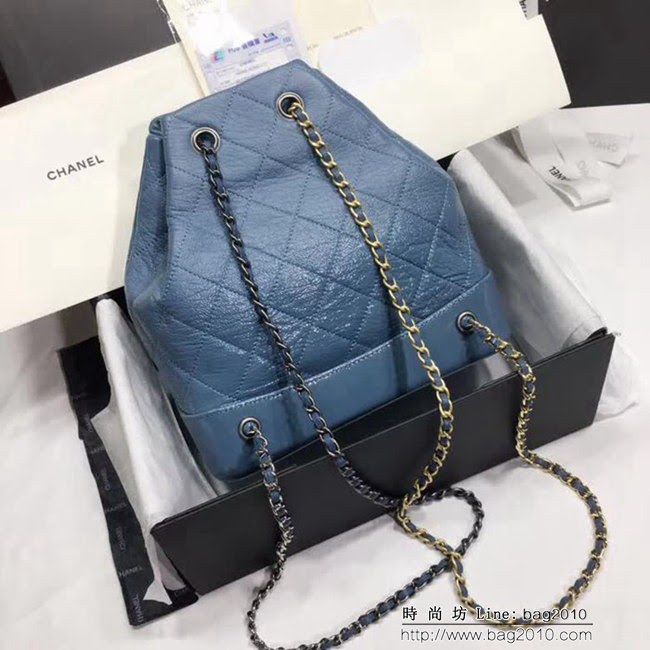 香奈兒CHANEL 94485 2018最新鹿皮漸變漆皮鏈條背包 正品開模 比拼專櫃 DSC1407